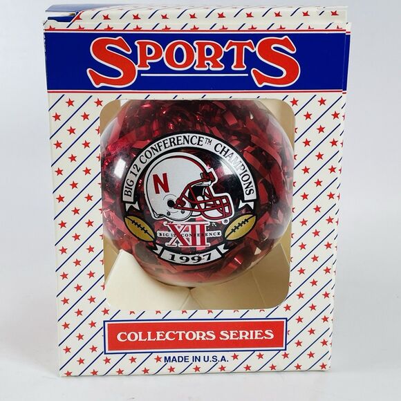 Sports Collectors Series NCAA Nebraska Cornhuskers 1997 Big 12 Champs Ornament - Picture 1 of 8